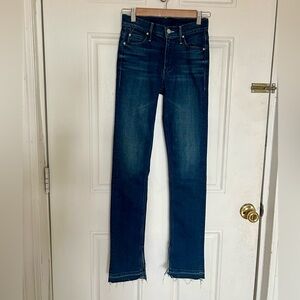 Mother | The Rascal Slit Undone Hem Jeans